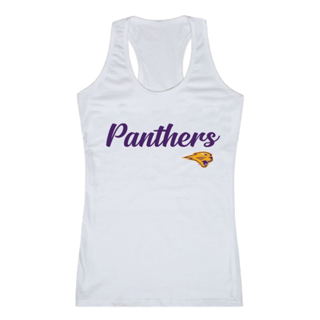 University of Northern Iowa Panthers Womens Script Tank Top T-Shirt-Campus-Wardrobe