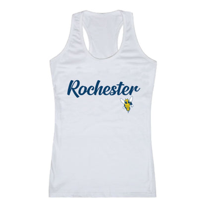 University of Rochester Yellowjackets Womens Script Tank Top T-Shirt-Campus-Wardrobe