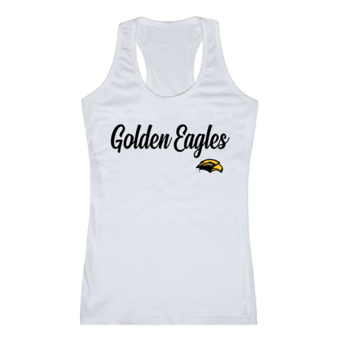 USM University of Southern Mississippien Eagles Womens Script Tank Top T-Shirt-Campus-Wardrobe
