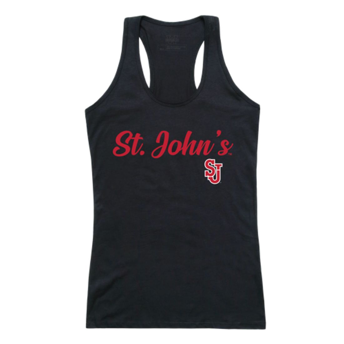 St. John's University Storm Womens Script Tank Top T-Shirt-Campus-Wardrobe