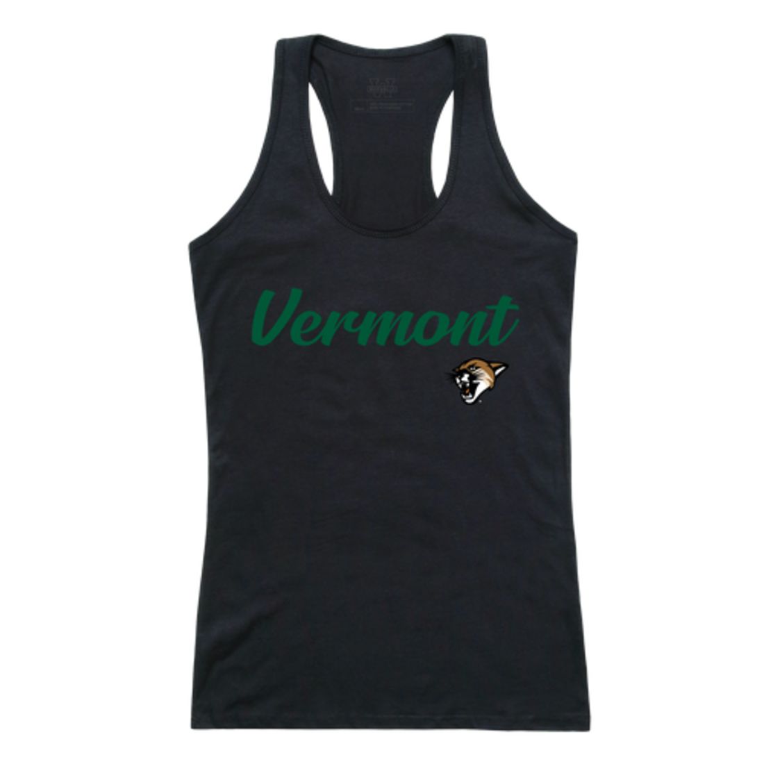 UVM University of Vermont Catamounts Womens Script Tank Top T-Shirt-Campus-Wardrobe
