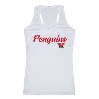 YSU Youngstown State University Penguins Womens Script Tank Top T-Shirt-Campus-Wardrobe