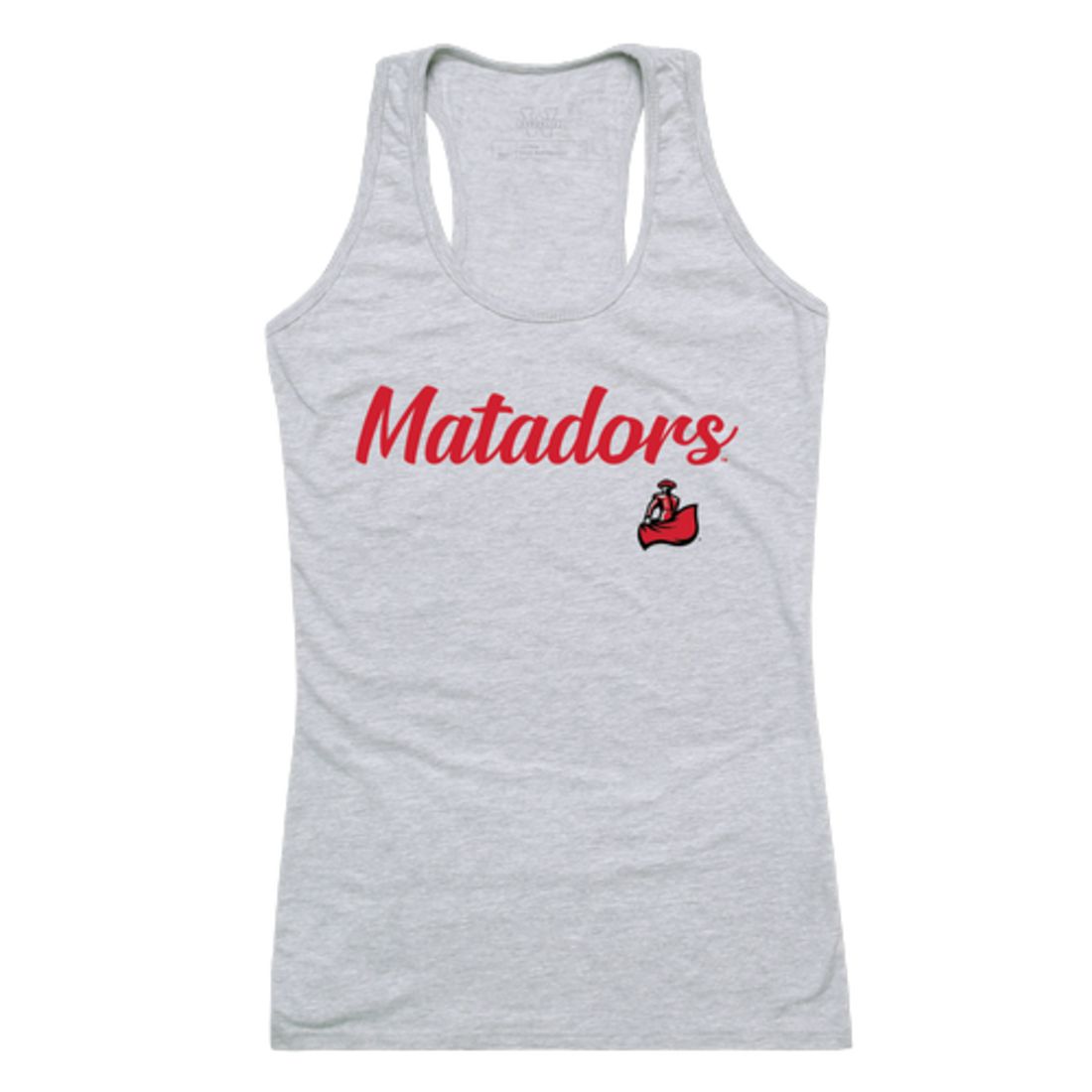 CSUN California State University Northridge Matadors Womens Script Tank Top T-Shirt-Campus-Wardrobe