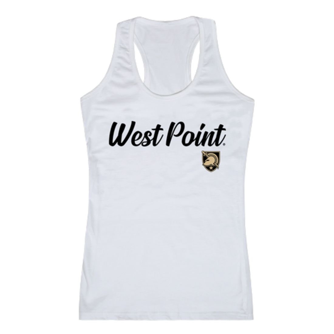 USMA United States Military Academy West Point ArmyNights Womens Script Tank Top T-Shirt-Campus-Wardrobe
