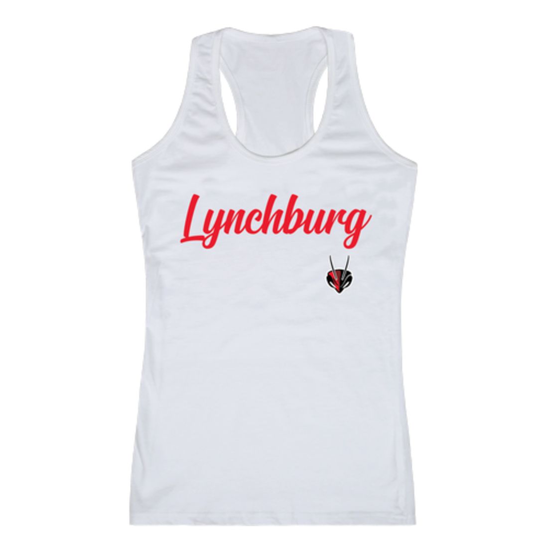Lynchburg College Hornets Womens Script Tank Top T-Shirt-Campus-Wardrobe
