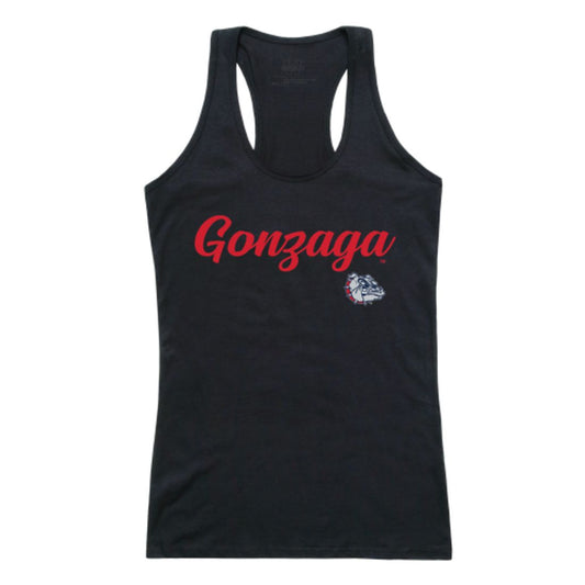 Gonzaga University Bulldogs Womens Script Tank Top T-Shirt-Campus-Wardrobe