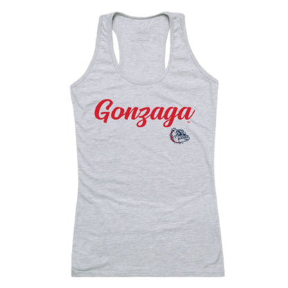Gonzaga University Bulldogs Womens Script Tank Top T-Shirt-Campus-Wardrobe