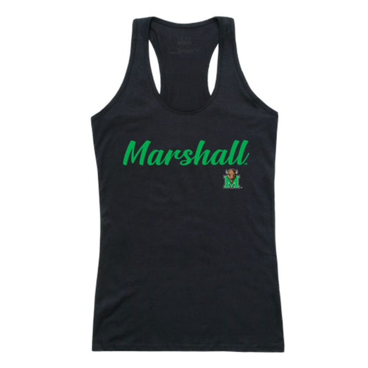 Marshall University Thundering Herd Womens Script Tank Top T-Shirt-Campus-Wardrobe