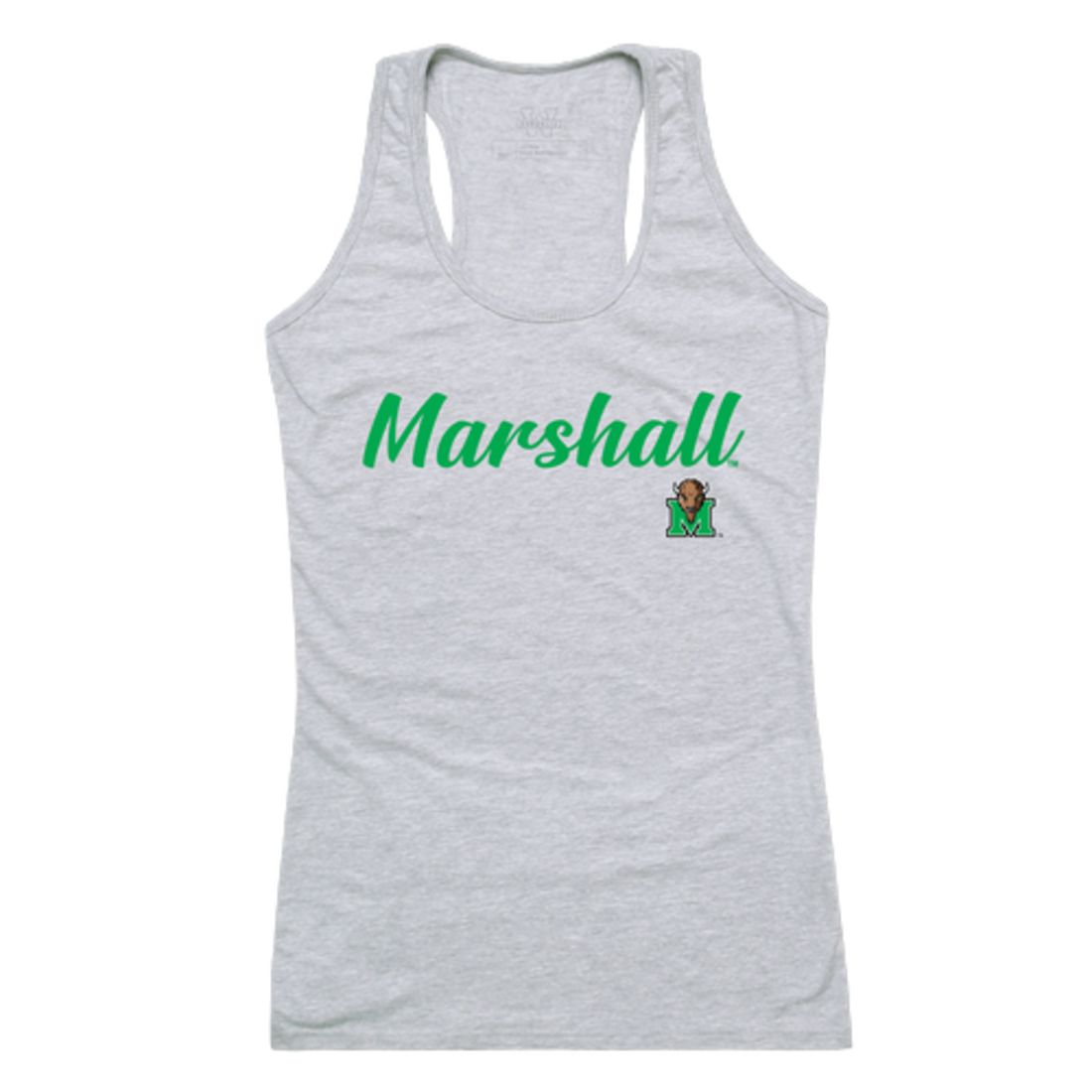 Marshall University Thundering Herd Womens Script Tank Top T-Shirt-Campus-Wardrobe