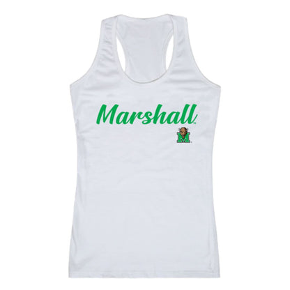 Marshall University Thundering Herd Womens Script Tank Top T-Shirt-Campus-Wardrobe