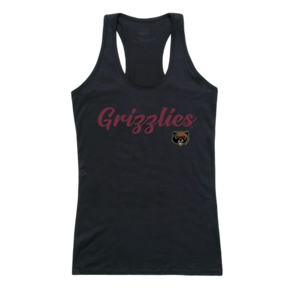 UM University of Montana Grizzlies Womens Script Tank Top T-Shirt-Campus-Wardrobe