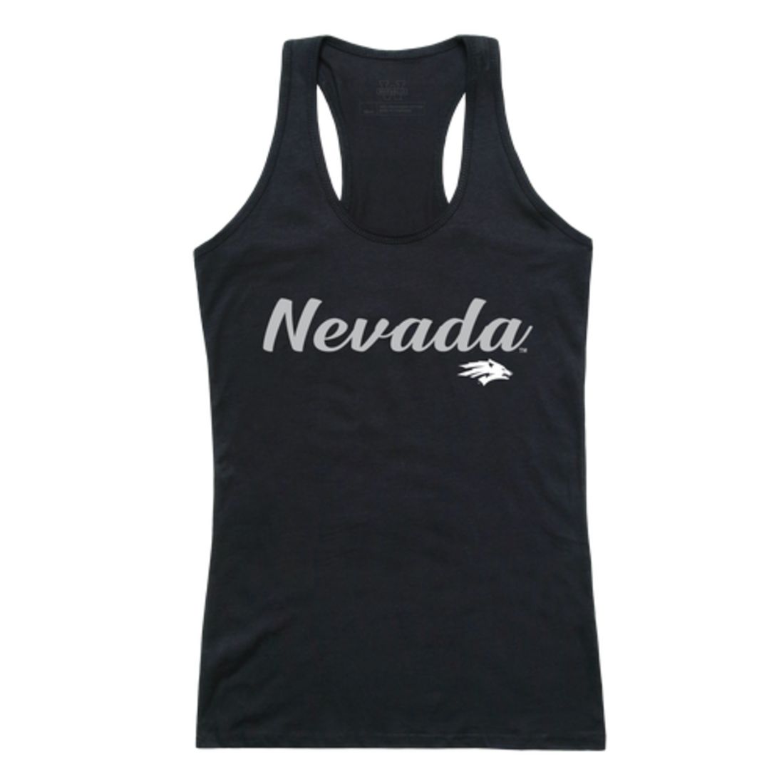 University of Nevada Wolf Pack Womens Script Tank Top T-Shirt-Campus-Wardrobe