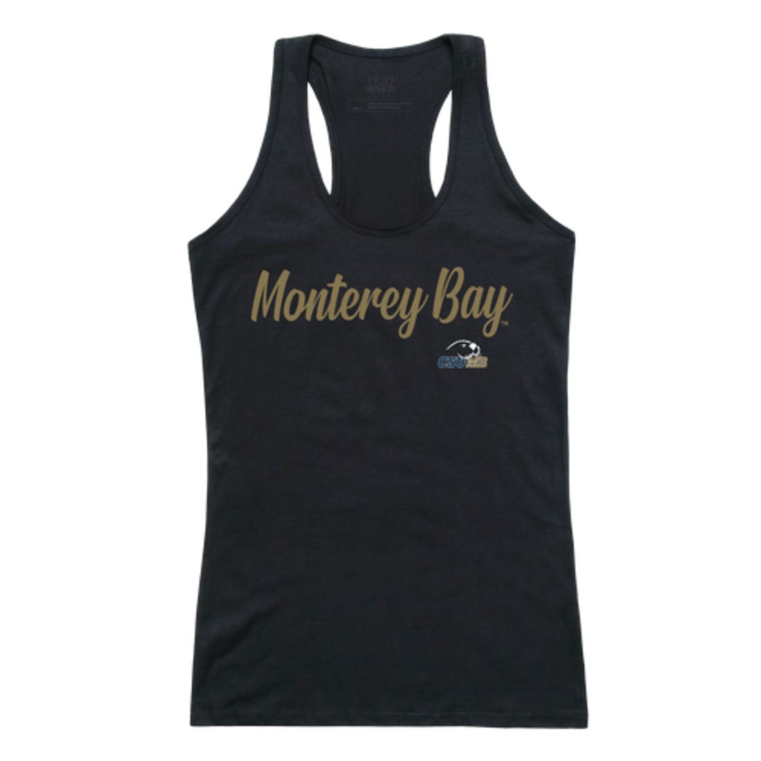 CSUMB California State University Monterey Bay Otters Womens Script Tank Top T-Shirt-Campus-Wardrobe