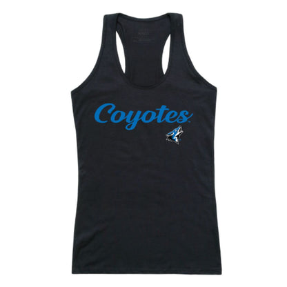 CSUSB California State University San Bernardino Coyotes Womens Script Tank Top T-Shirt-Campus-Wardrobe
