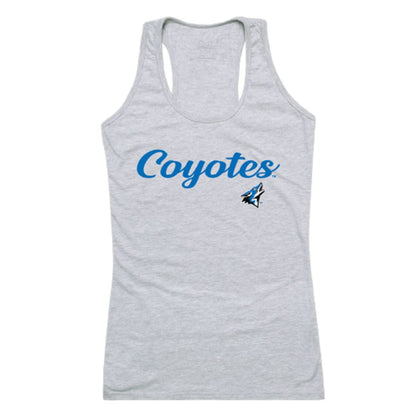 CSUSB California State University San Bernardino Coyotes Womens Script Tank Top T-Shirt-Campus-Wardrobe