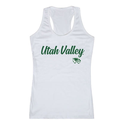 UVU Utah Valley University Wolverines Womens Script Tank Top T-Shirt-Campus-Wardrobe
