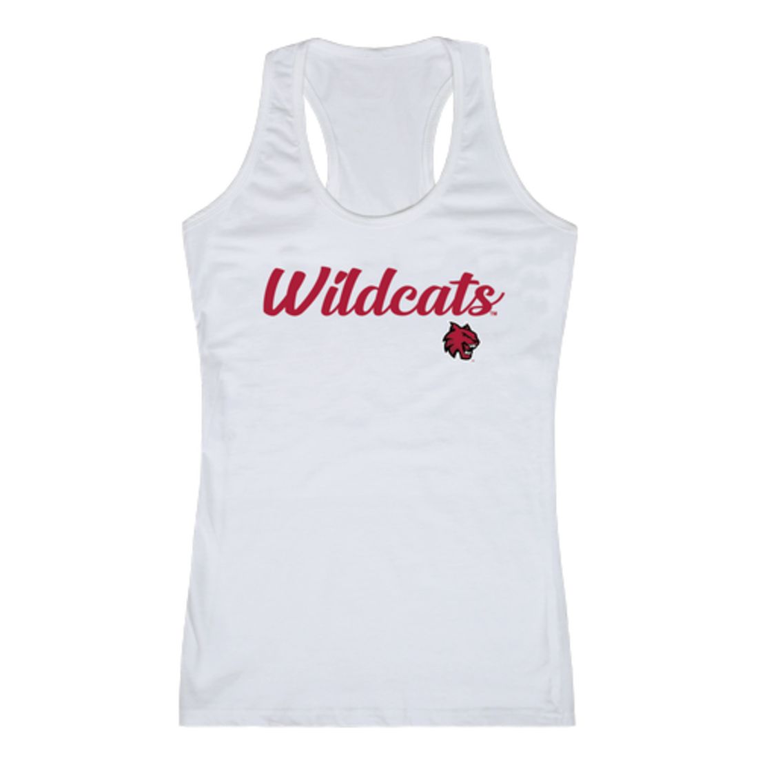 CWU Central Washington University Wildcats Womens Script Tank Top T-Shirt-Campus-Wardrobe