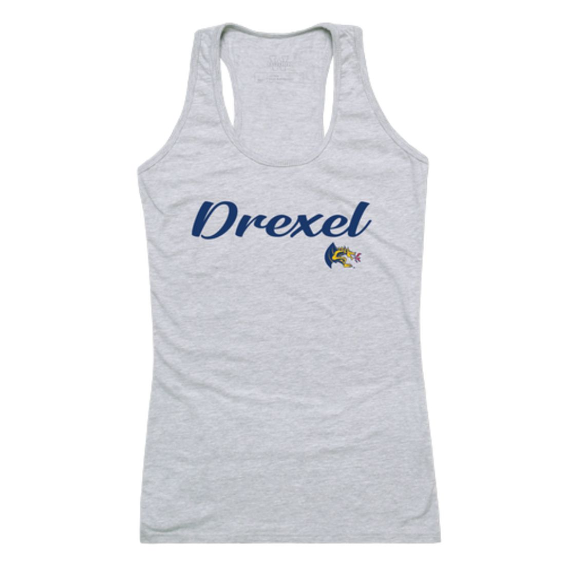 Drexel University Dragons Womens Script Tank Top T-Shirt-Campus-Wardrobe