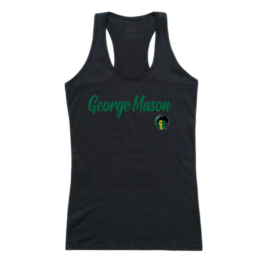 GMU George Mason University Patriots Womens Script Tank Top T-Shirt-Campus-Wardrobe