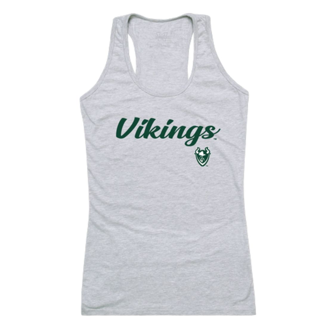 PSU Portland State University Vikings Womens Script Tank Top T-Shirt-Campus-Wardrobe