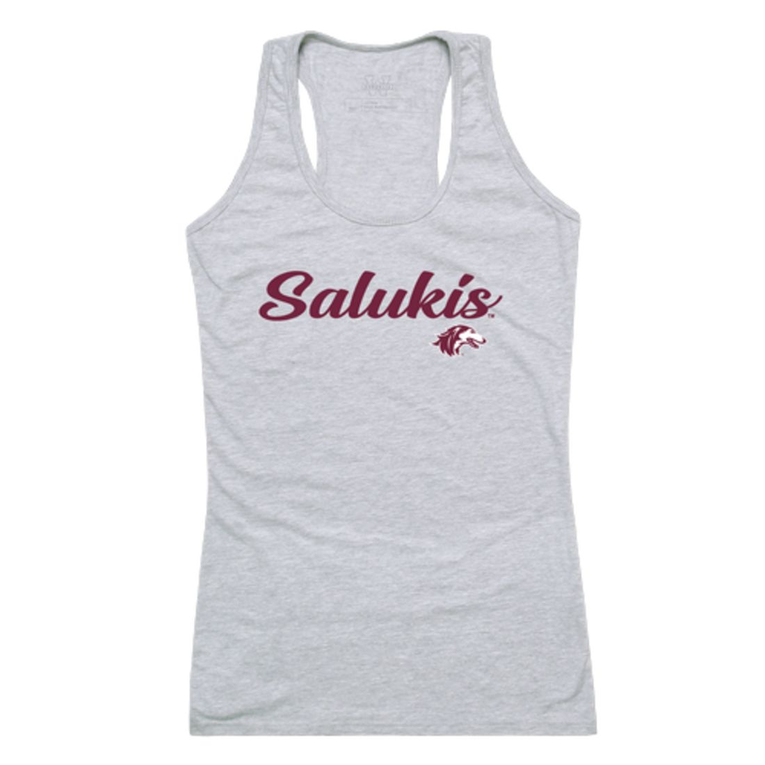 SIU Southern Illinois University Salukis Womens Script Tank Top T-Shirt-Campus-Wardrobe