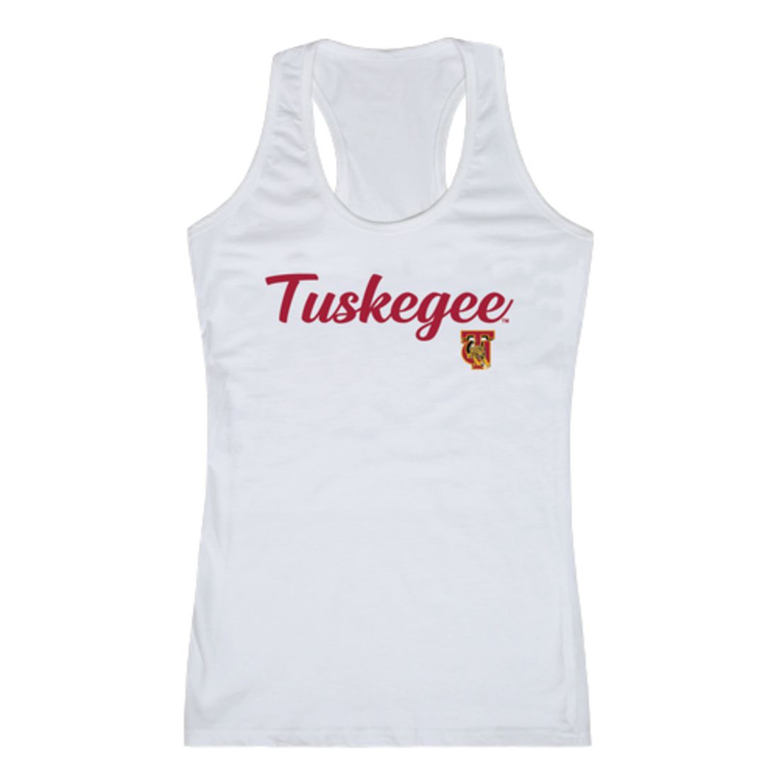 Tuskegee Universityen Tigers Womens Script Tank Top T-Shirt-Campus-Wardrobe