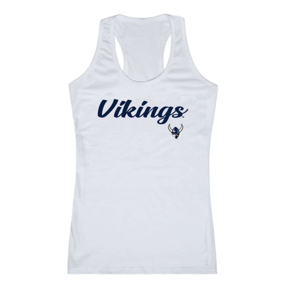 WWU Western Washington University Vikings Womens Script Tank Top T-Shirt-Campus-Wardrobe