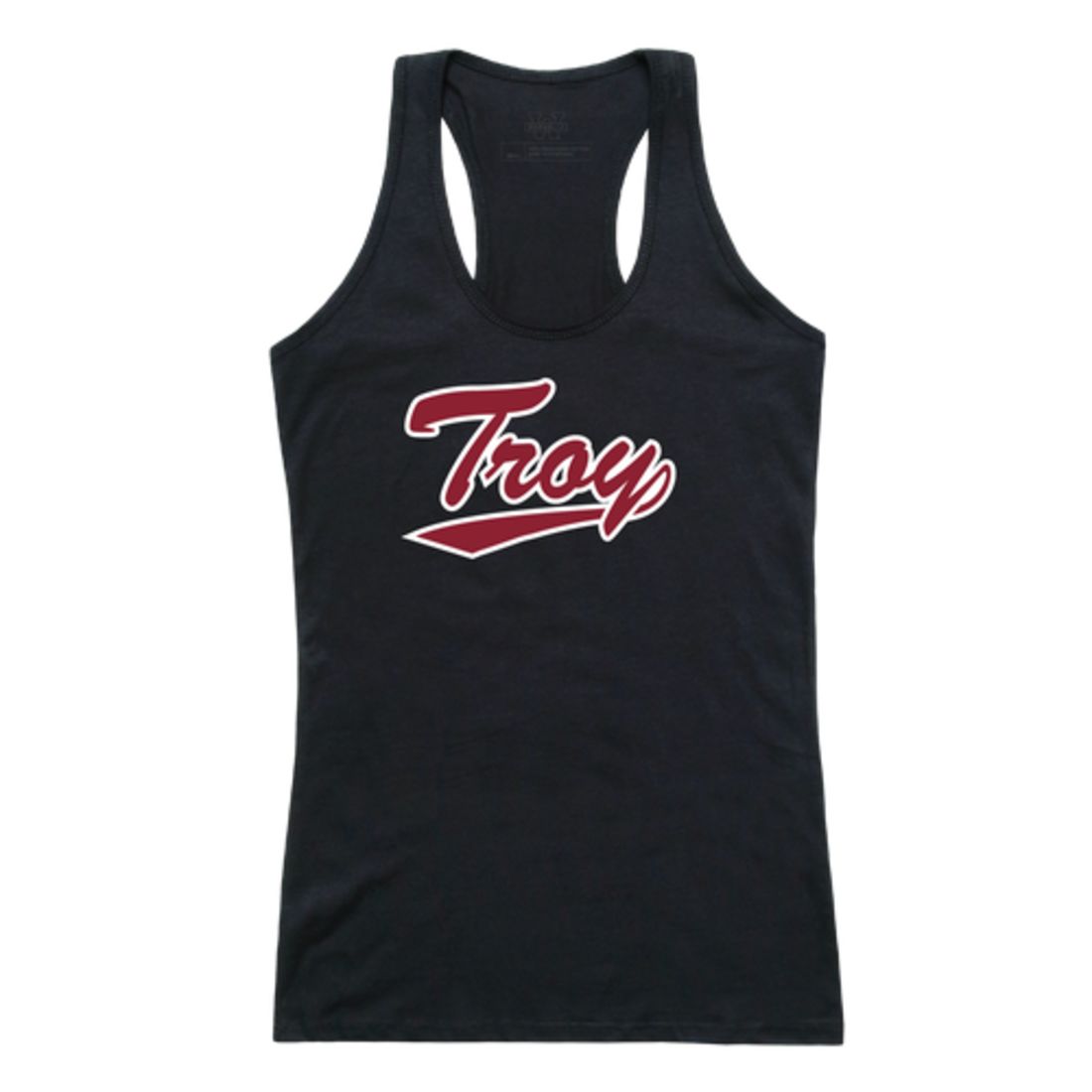 Troy University Trojans Womens Script Tank Top T-Shirt-Campus-Wardrobe