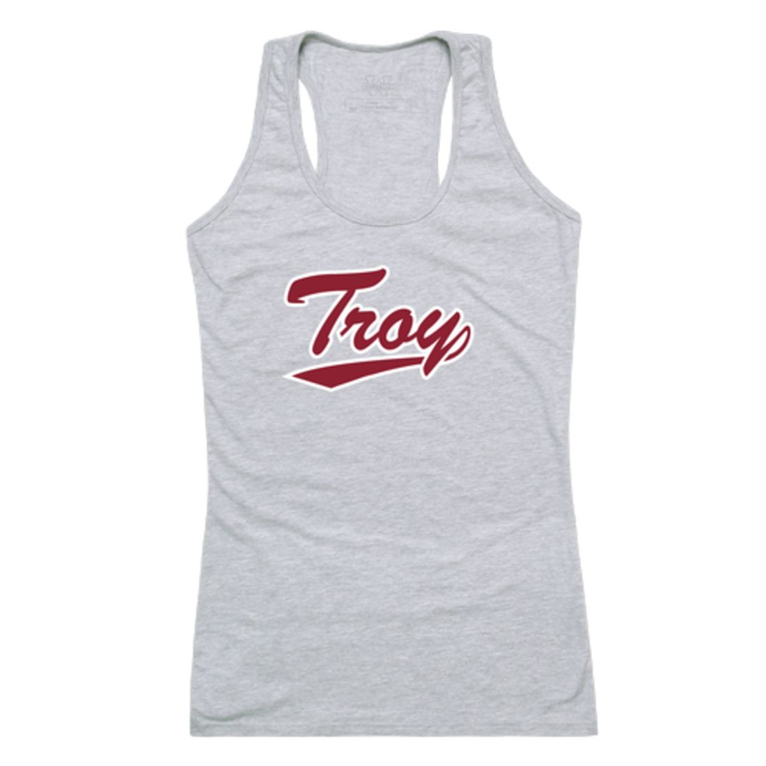 Troy University Trojans Womens Script Tank Top T-Shirt-Campus-Wardrobe