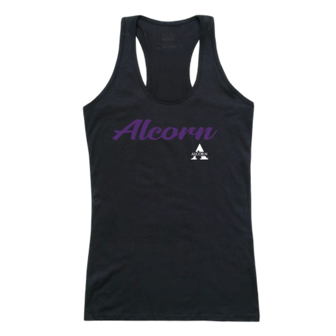 Alcorn State University Braves Womens Script Tank Top T-Shirt-Campus-Wardrobe