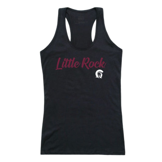 Arkansas at Little Rock Trojans Womens Script Tank Top T-Shirt-Campus-Wardrobe