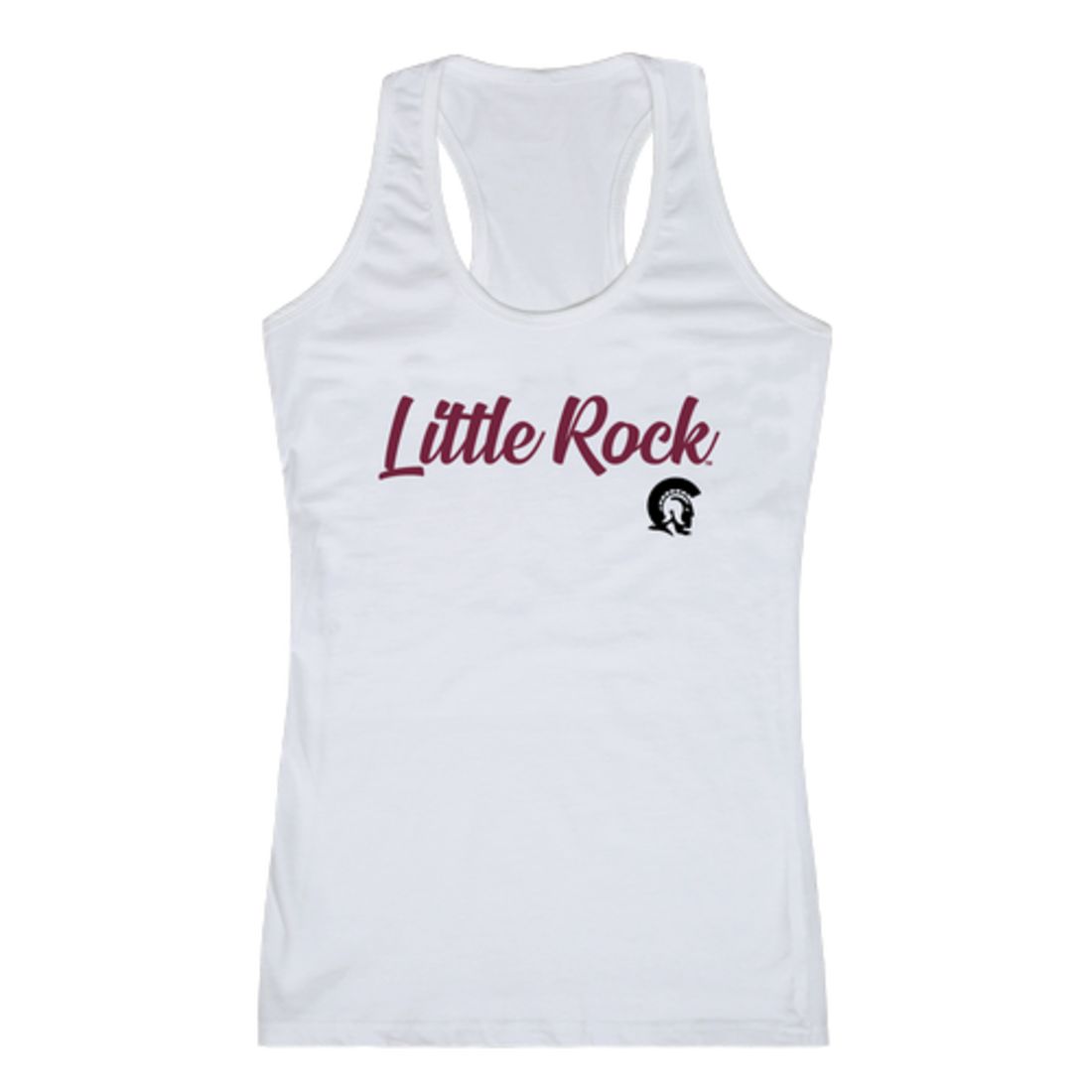 Arkansas at Little Rock Trojans Womens Script Tank Top T-Shirt-Campus-Wardrobe