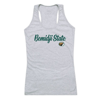 BSU Bemidji State University Beavers Womens Script Tank Top T-Shirt-Campus-Wardrobe