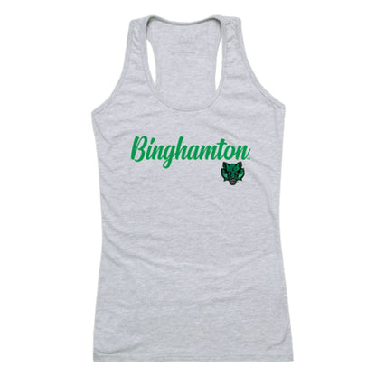 SUNY Binghamton University Bearcats Womens Script Tank Top T-Shirt-Campus-Wardrobe