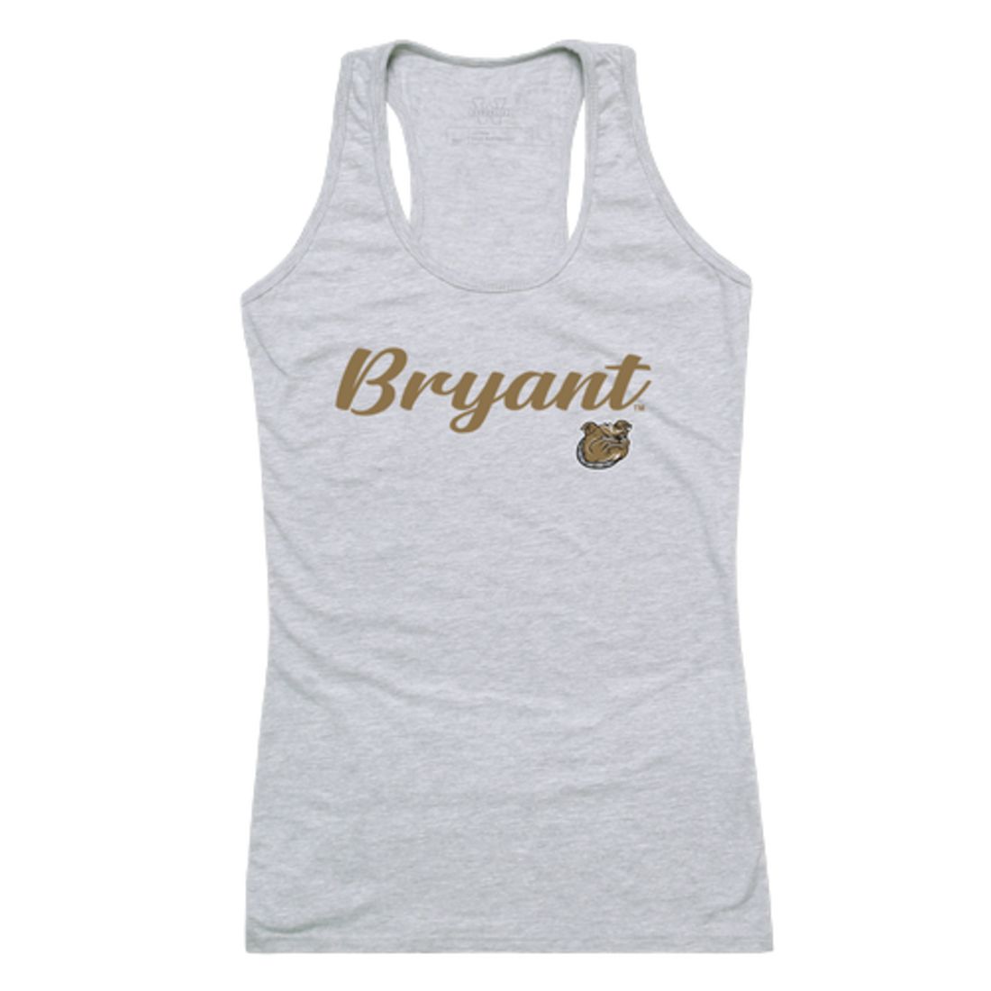 Bryant University Bulldogs Womens Script Tank Top T-Shirt-Campus-Wardrobe
