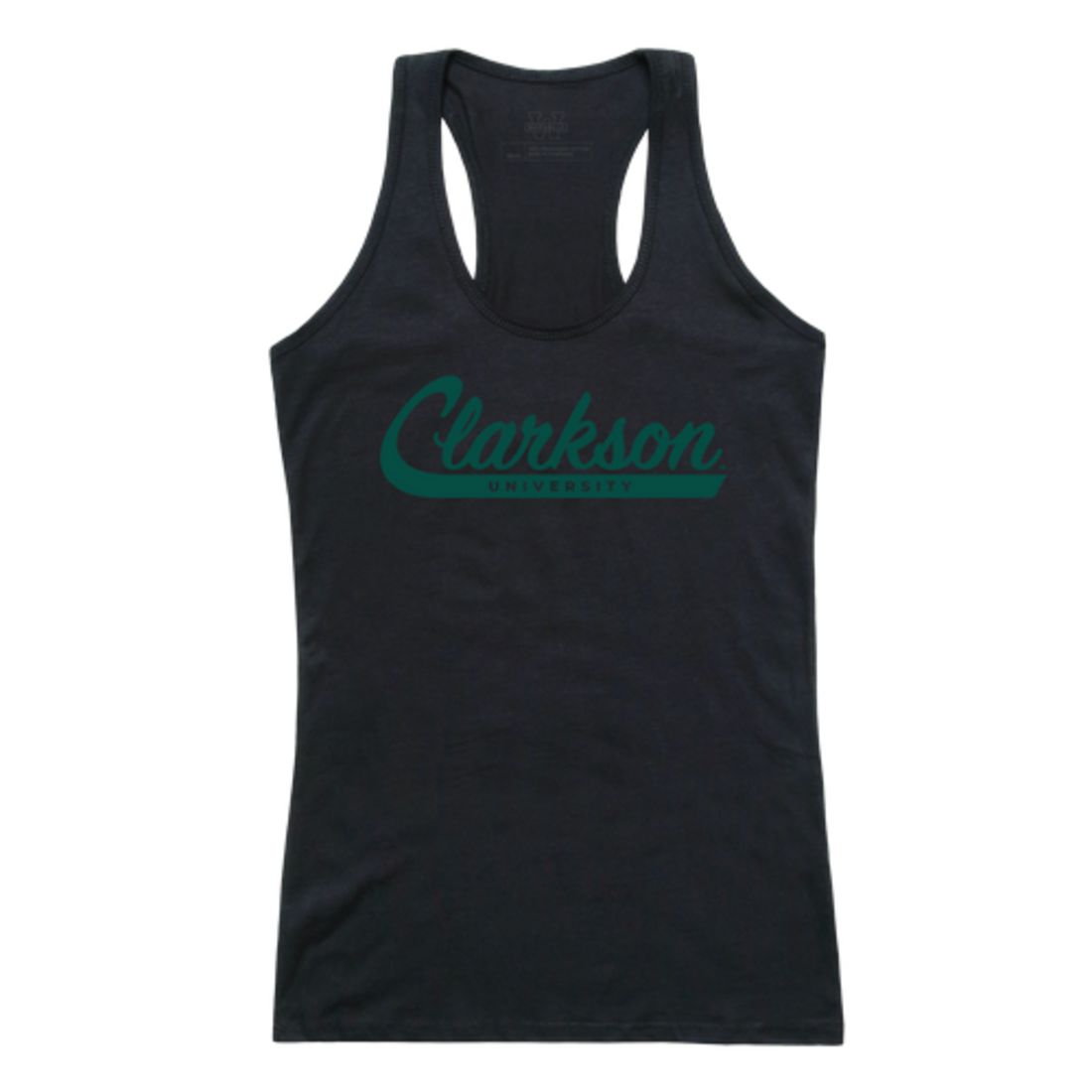 Clarkson Universityen Knights Womens Script Tank Top T-Shirt-Campus-Wardrobe