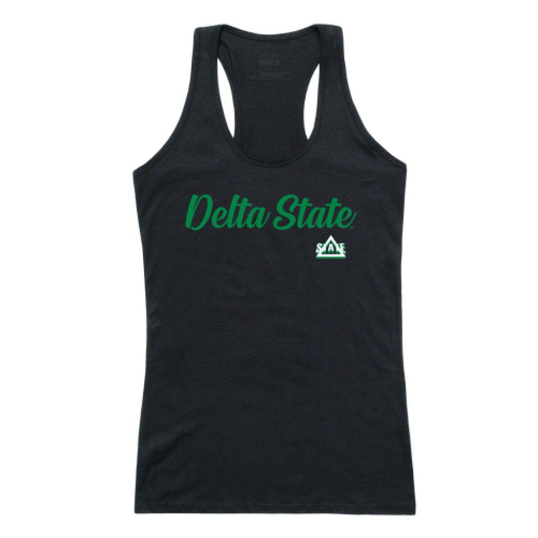 DSU Delta State University Statesmen Womens Script Tank Top T-Shirt-Campus-Wardrobe