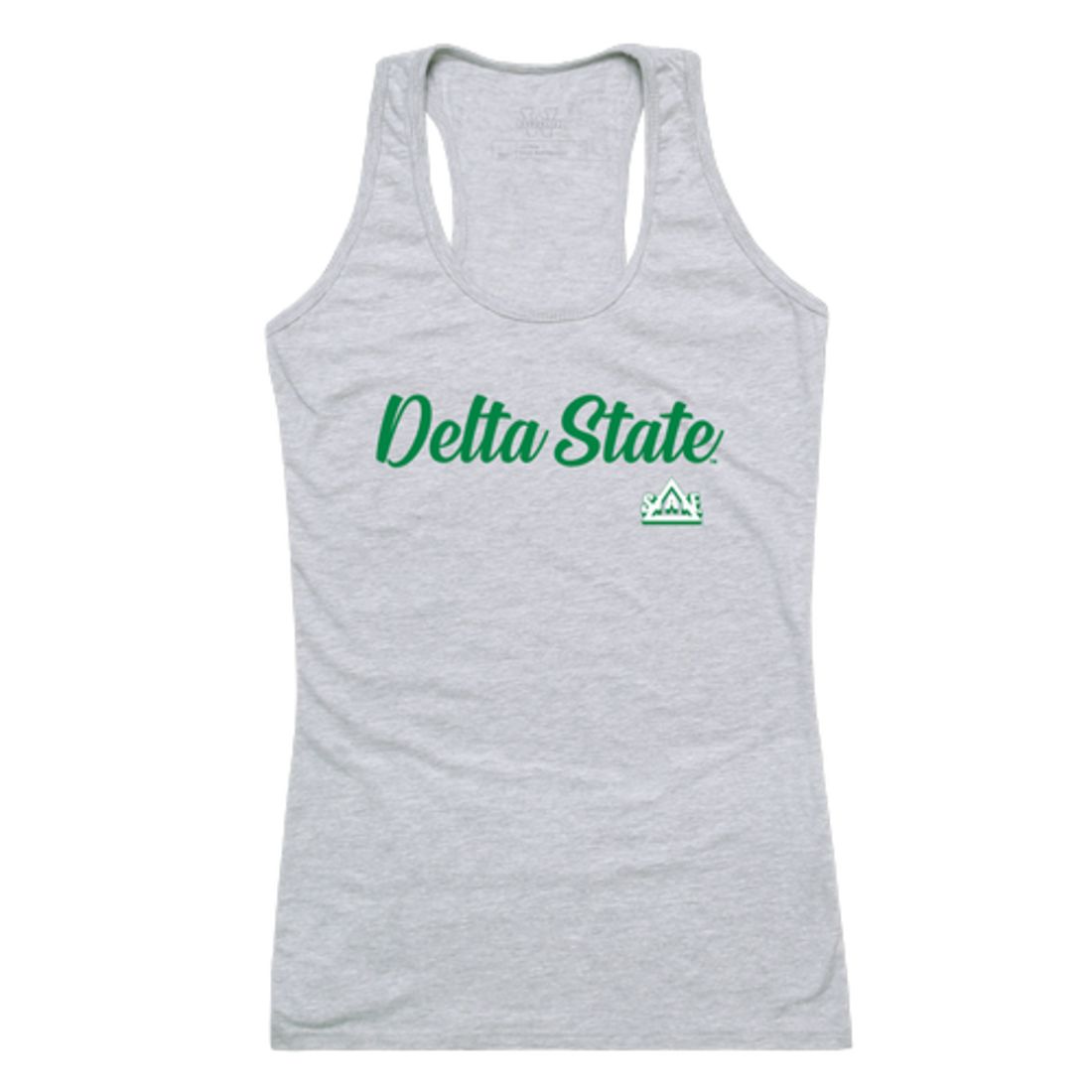 DSU Delta State University Statesmen Womens Script Tank Top T-Shirt-Campus-Wardrobe