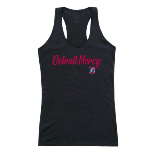 UDM University of Detroit Mercy Titans Womens Script Tank Top T-Shirt-Campus-Wardrobe