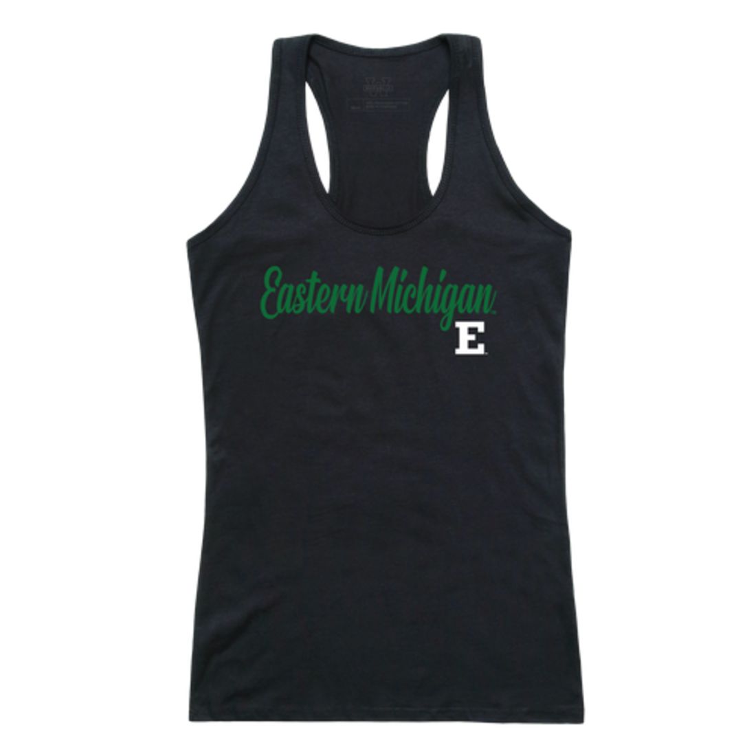 EMU Eastern Michigan University Eagles Womens Script Tank Top T-Shirt-Campus-Wardrobe