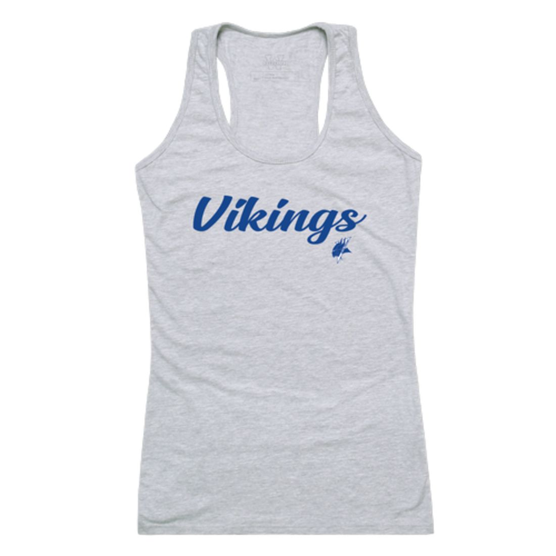 ECSU Elizabeth City State University Vikings Womens Script Tank Top T-Shirt-Campus-Wardrobe