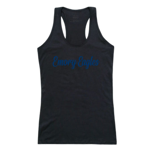 Emory University Eagles Womens Script Tank Top T-Shirt-Campus-Wardrobe