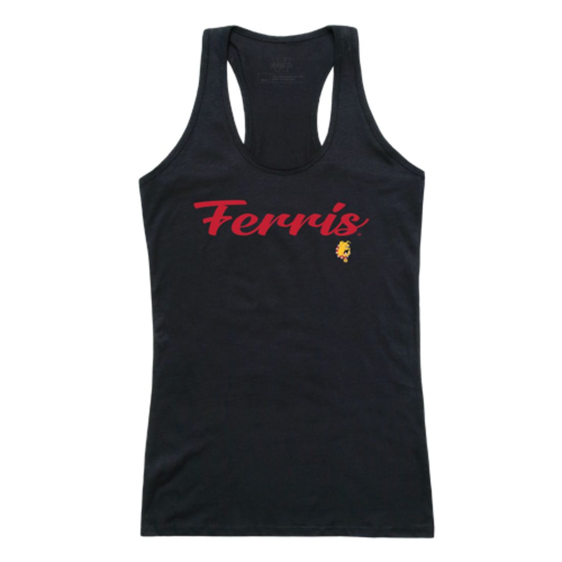 FSU Ferris State University Bulldogs Womens Script Tank Top T-Shirt-Campus-Wardrobe