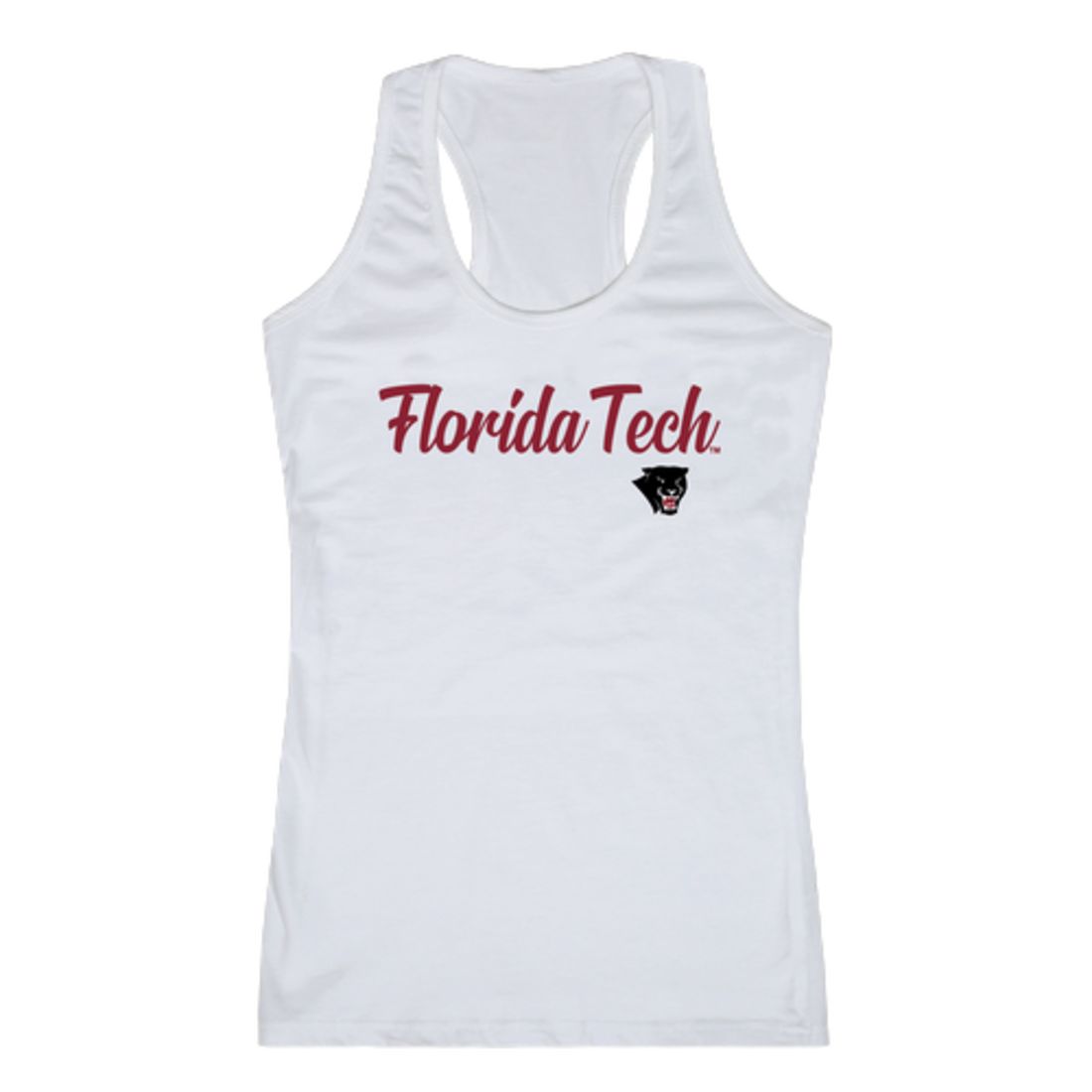 FIorida Institute of Technology Panthers Womens Script Tank Top T-Shirt-Campus-Wardrobe