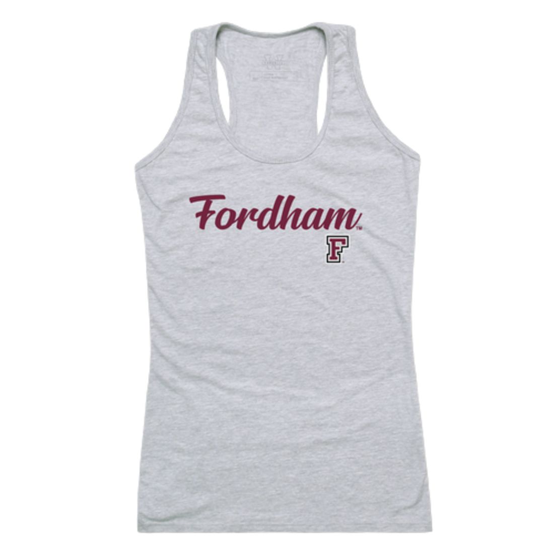 Fordham University Rams Womens Script Tank Top T-Shirt-Campus-Wardrobe