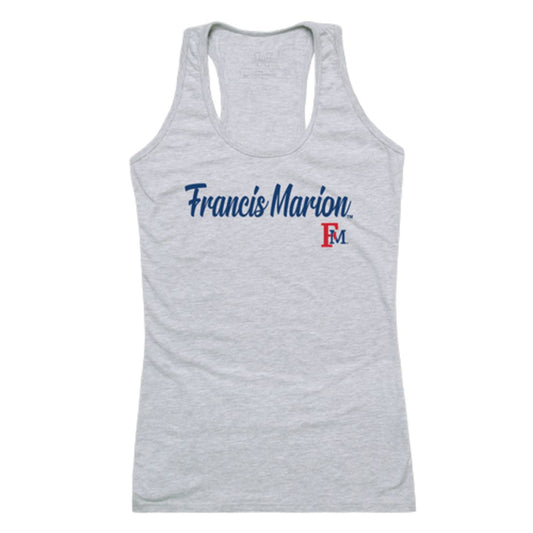 Mouseover Image, FMU Francis Marion University Patriots Womens Script Tank Top T-Shirt-Campus-Wardrobe