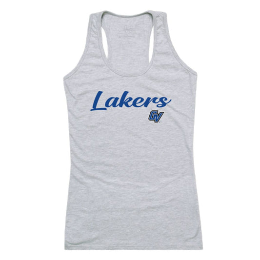 Mouseover Image, GVSU Grand Valley State University Lakers Womens Script Tank Top T-Shirt-Campus-Wardrobe