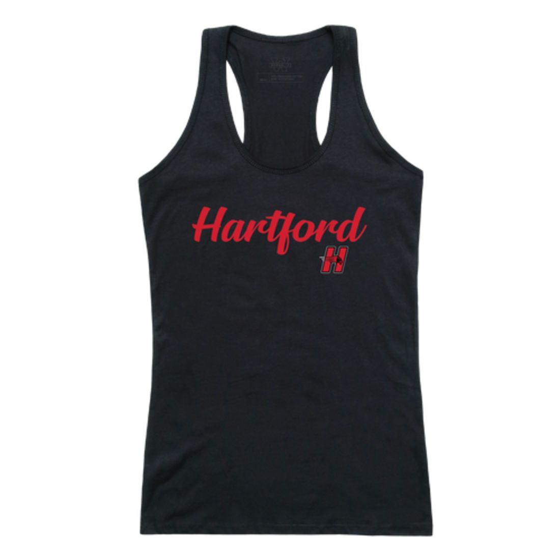 University of Hartford Hawks Womens Script Tank Top T-Shirt-Campus-Wardrobe