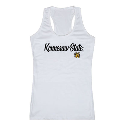 KSU Kennesaw State University Owls Womens Script Tank Top T-Shirt-Campus-Wardrobe