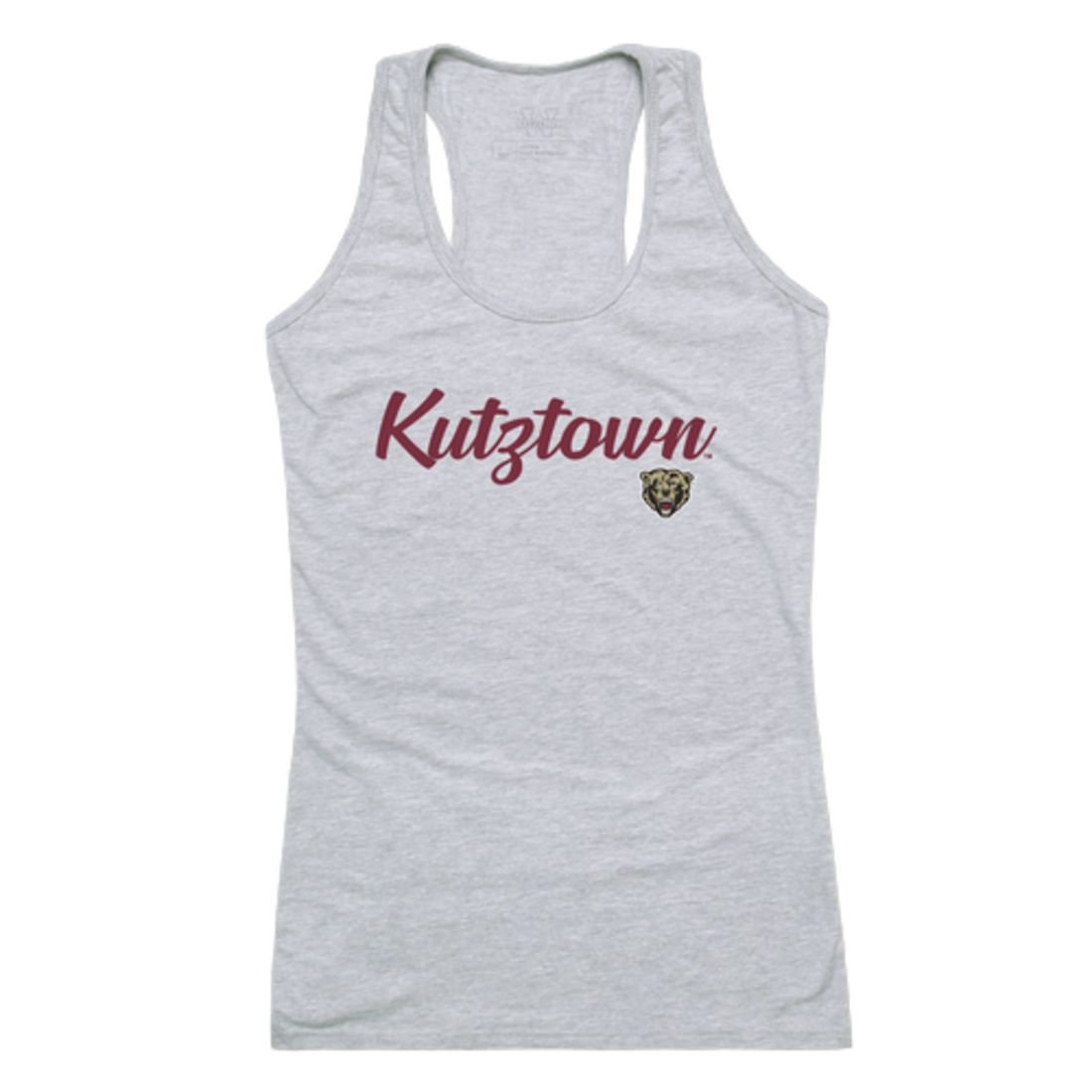 Kutztown University of Pennsylvaniaen Bears Womens Script Tank Top T-Shirt-Campus-Wardrobe